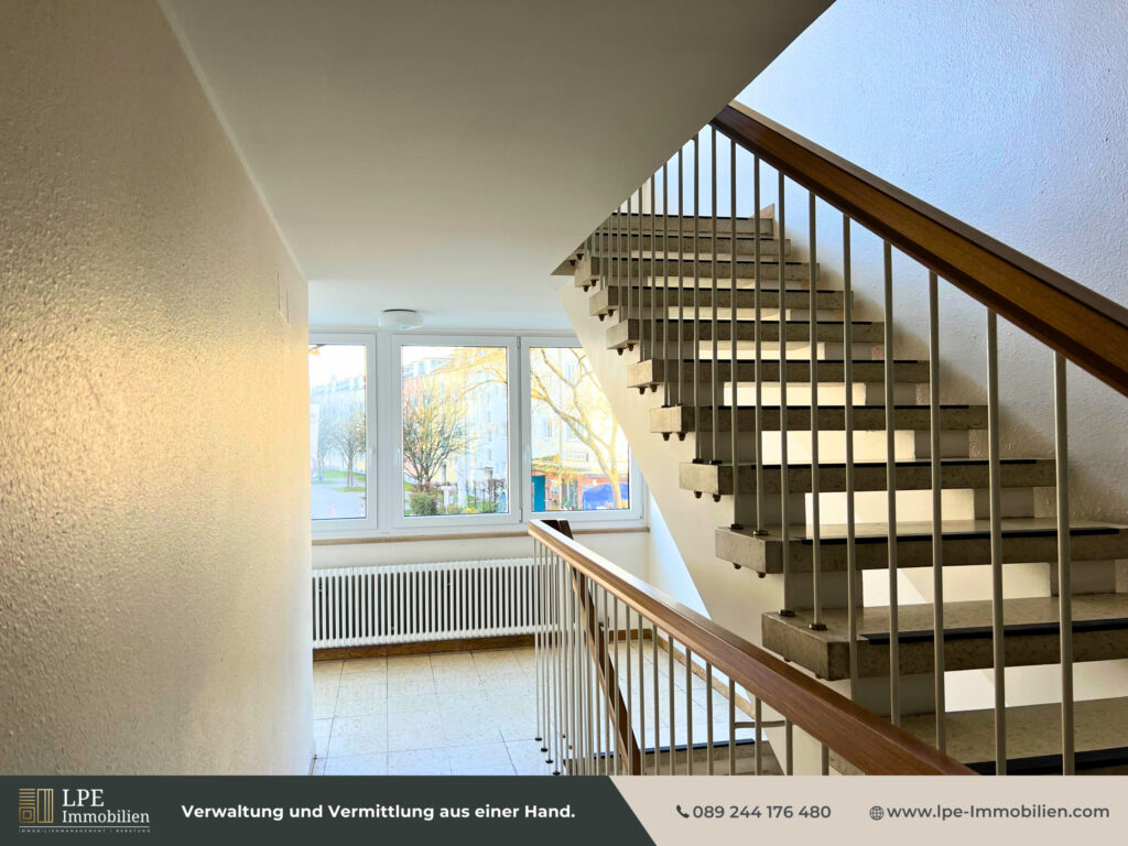 Gepflegtes Treppenhaus