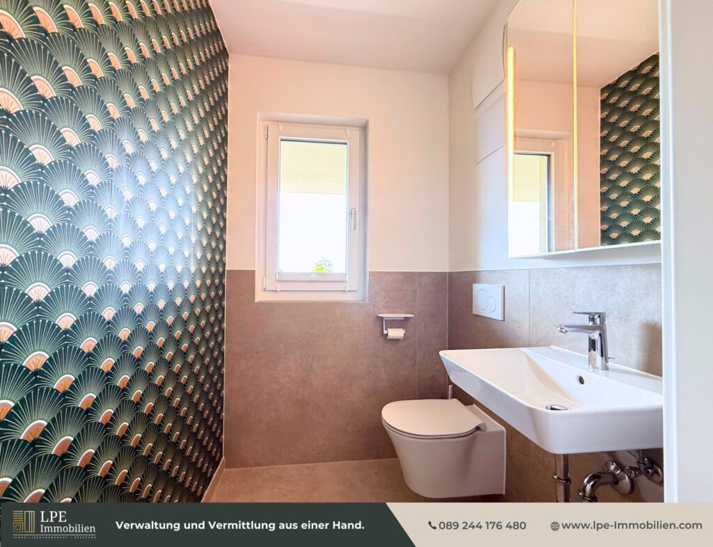 Stylisches Gäste WC