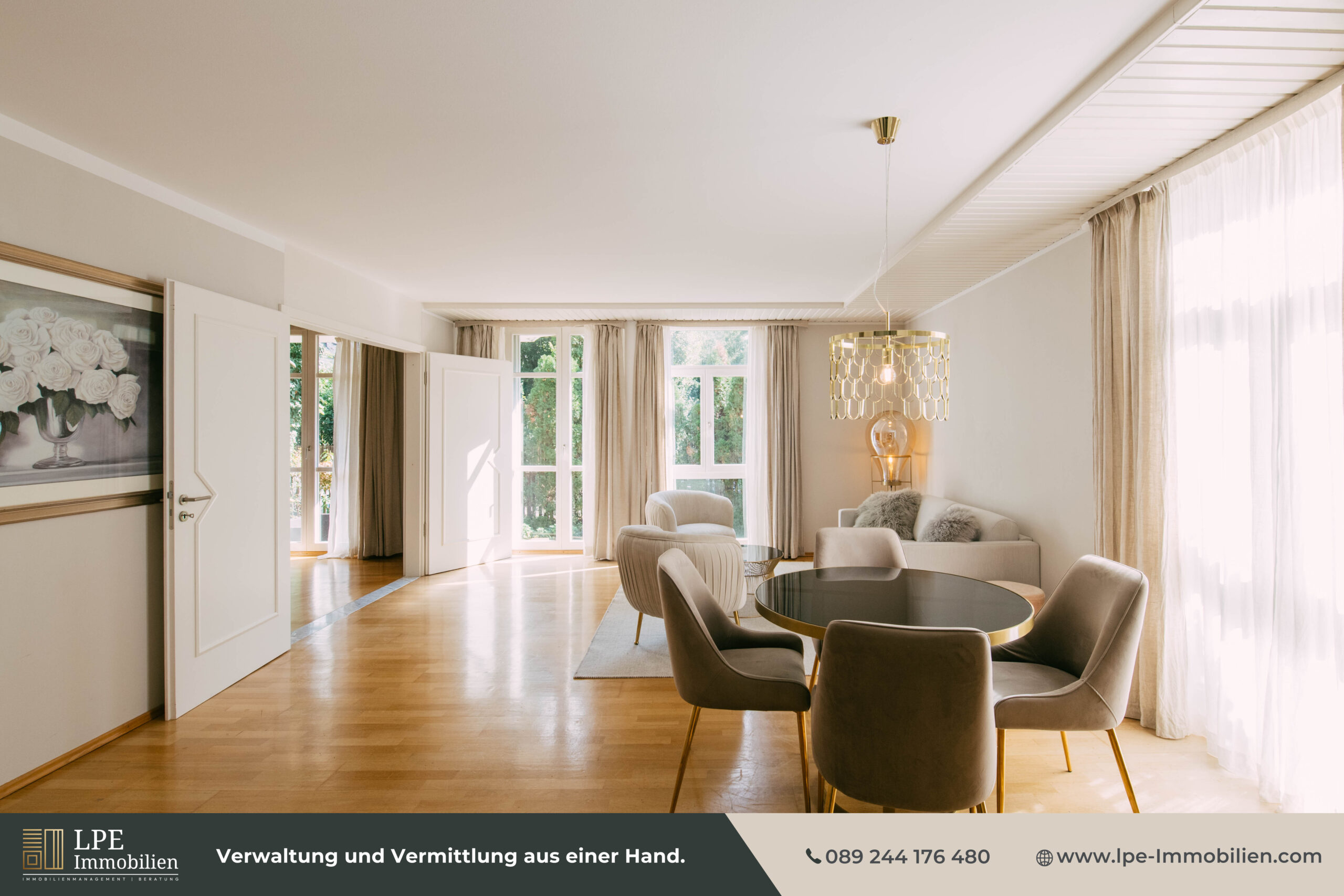 Weitblick im Esszimmer