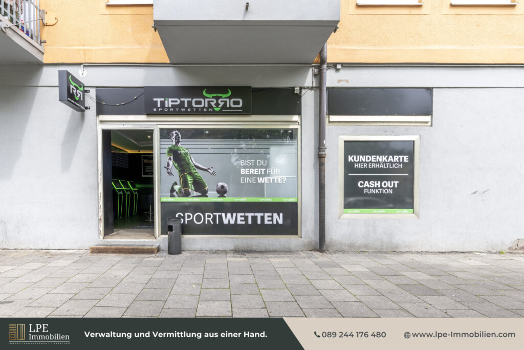 Außenseite Wettbüro