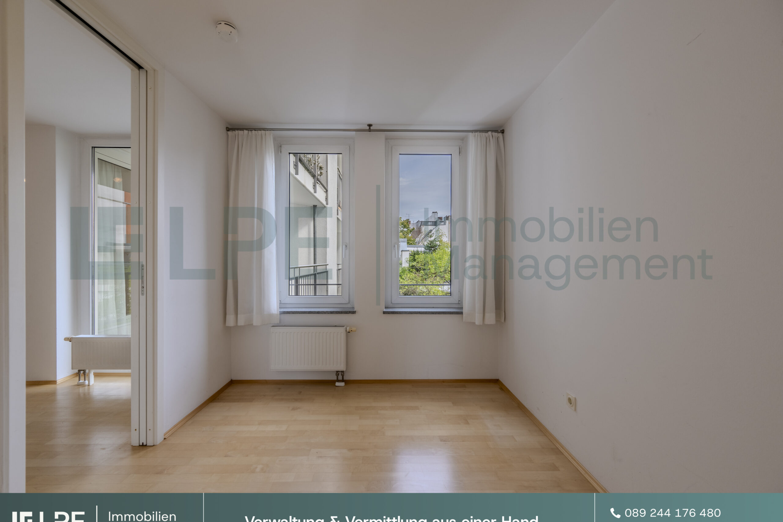 Schlafzimmer mit Ausblick