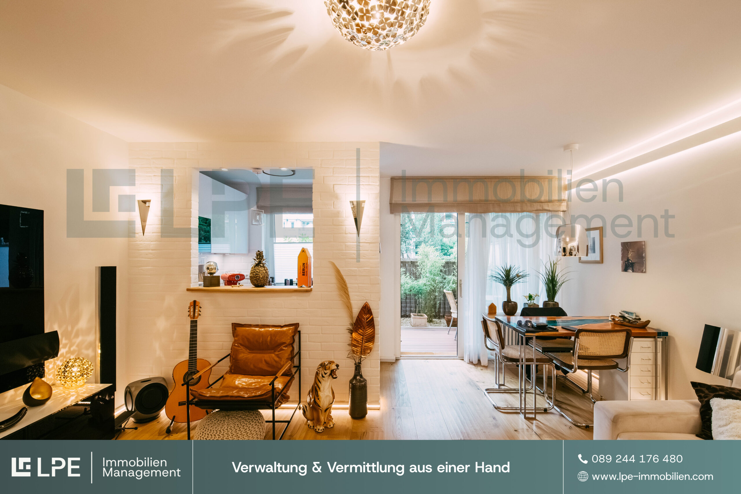 Vom Sofa direkt in den Garten